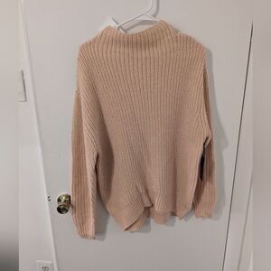 🌷 NWT $70 Black Tape_ Pink Oversized Sweater  Small